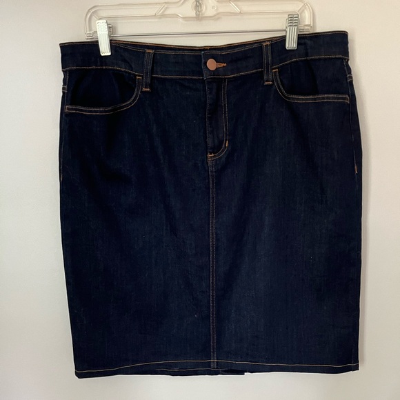 Eileen Fisher Denim Skirt - Picture 3 of 8